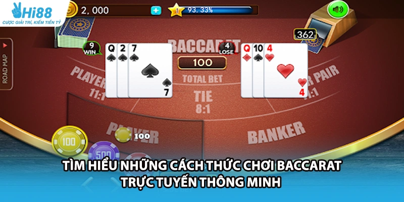 Tìm hiểu những cách thức chơi Baccarat trực tuyến thông minh 
